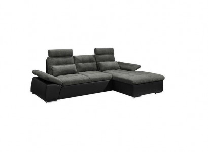 Ecksofa L-Form Sofa Wohnlandschaft Garnitur Bettfunktion Polster Design